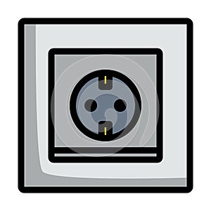 Europe Electrical Socket Icon