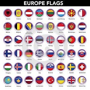 Europe Flags Collection