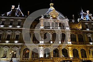 Europe, France, Auvergne Rhone Alpes, Lyon, the Stock Exchange Palace