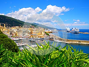 Europe, France, Corsica, Bastia, harbor