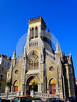 Europe, France, New Aquitaine, PyrÃ©nÃ©es-Atlantiques, Sainte EugÃ©nie Church in Biarritz
