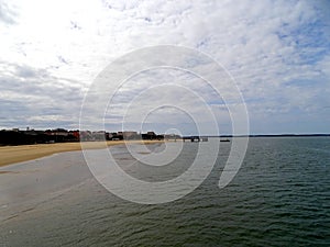 Europe, France, Nouvelle-Aquitaine region, Gironde department, Arcachon, the beach