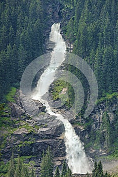 Europe highest waterfall. Unspoilt nature.