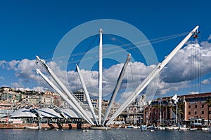 Europe. Italy. Liguria. Genoa. Port Antico. Le Bigo