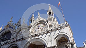 Europe. Italy. Venice. Basilica di San Marco-Church on St. mark`s square