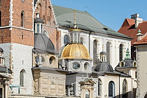 Europe, Krakow, Poland, Sigismund`s Chapel Wawel Castle Cathedral Kaplica Zygmuntowska landmark renaissance architecture concept