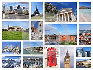 Europe landmarks