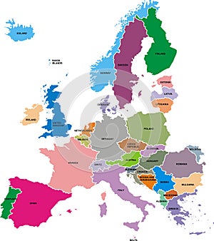 Europe map