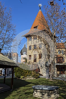 Europe place or courtyard in Komarno, Slovakia