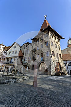 Europe place or courtyard in Komarno, Slovakia