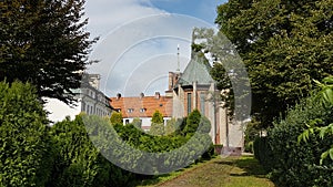 Europe. Poland. Yaslo city. Monastery of the Franciscans Parish and Sanctuary of Saint Anthony of Padua. photo