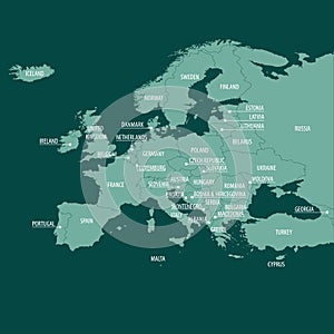 Europe Political Map