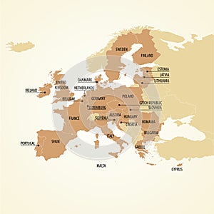 Europe Political Map