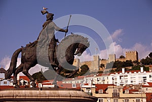 EUROPE PORTUGAL LISBON BAIXA CASTELO