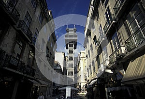 EUROPE PORTUGAL LISBON ELEVADOR DE SANTA JUSTA