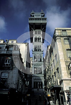 EUROPE PORTUGAL LISBON ELEVADOR DE SANTA JUSTA