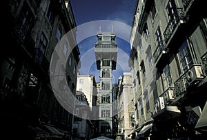 EUROPE PORTUGAL LISBON ELEVADOR DE SANTA JUSTA