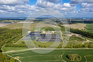 Europe`s largest toxic waste landfill Ihlenberg in the north of Germany