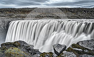 Europe`s Most Powerful Waterfall, Dettifoss in Iceland