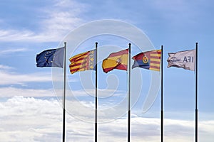 Europe spain alicante ifa flags