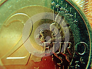 Europe on the two-euro coin