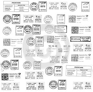 European black postmark