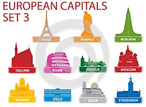 European capital symbols