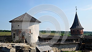 European castle yard