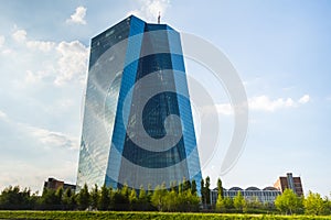 European Central Bank ECB in Frankfurt photo