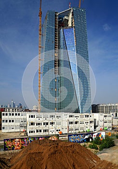 European Central Bank under construction