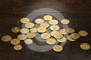 European circulation gold coins