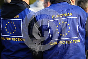 European civil protection and humanitarian aid operations uniform