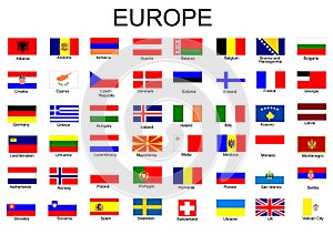 European country flags