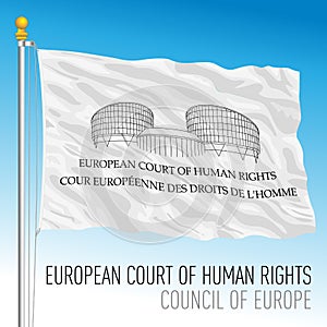European Court of Human Rights flag, Council of Europe