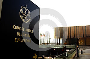 European court of Justice in Luxembourg