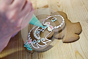 European Easter gingerbread cookies