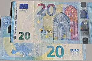 European economy euro currency in danish capital Copenhagen