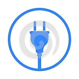 European Electric Plug icon, symbol. Europe standart