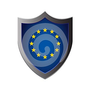 European General Data Protection Regulation Shield photo