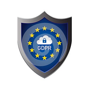 European General Data Protection Regulation Shield photo