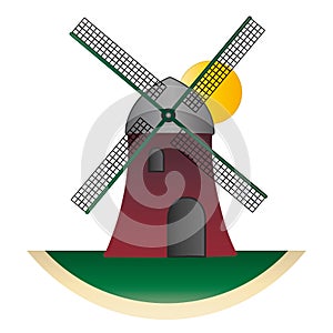 European mill - for logo