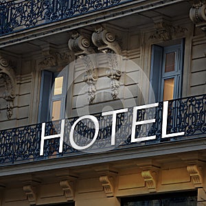 European old hotel photo