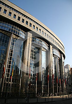 European parliament in Brussels