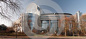 European Parliament building in Brussels