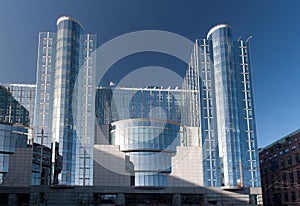 European Parliament building in Brussels