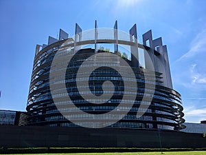 European Parliament building in Strasbourg, France