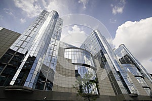 European Parliament towers - Brussels, Belgium