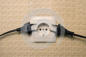 European power outlet.