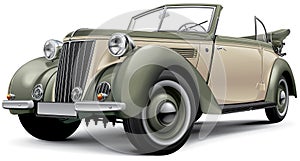 European prewar luxury convertible