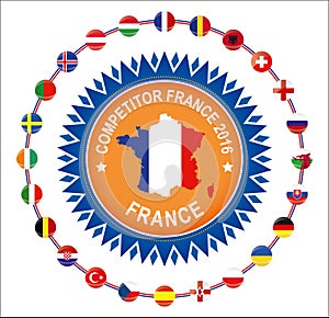 European Qualifiers France 2016 participating countries to the final soccer tournament of Euro